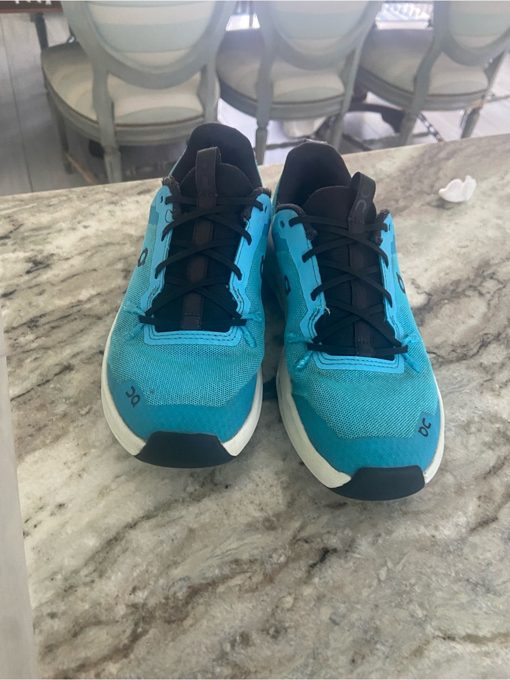 On Running Kids Blue and Black Lightweight Sneakers